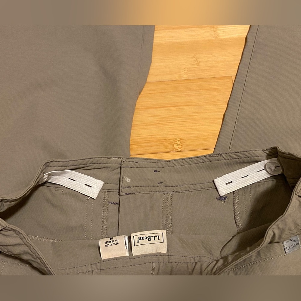 L.L.Bean Boys Convertible Hiking Outdoor Pants | Zip-Off Shorts | Size 16 - Picture 7 of 10